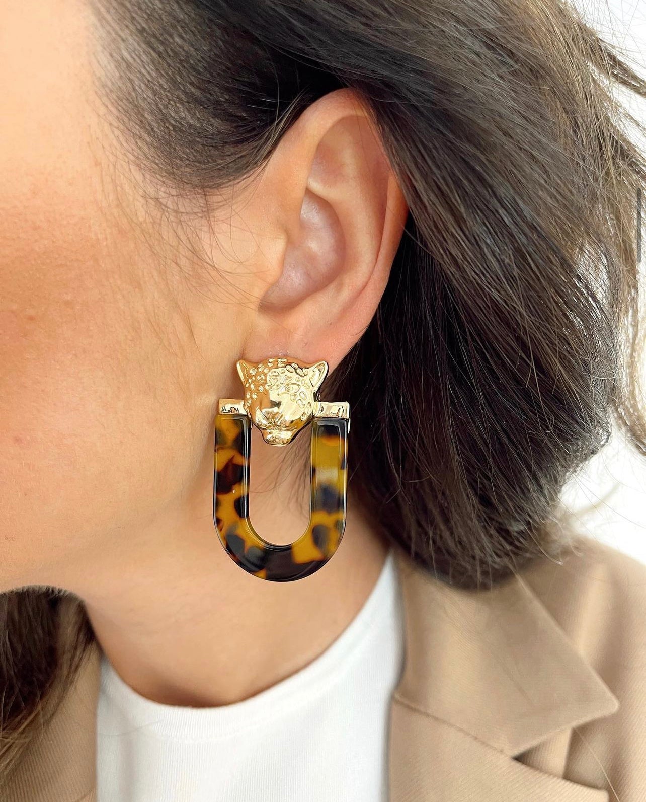 Leopar Earring