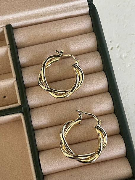 Twisty Loop Earrings