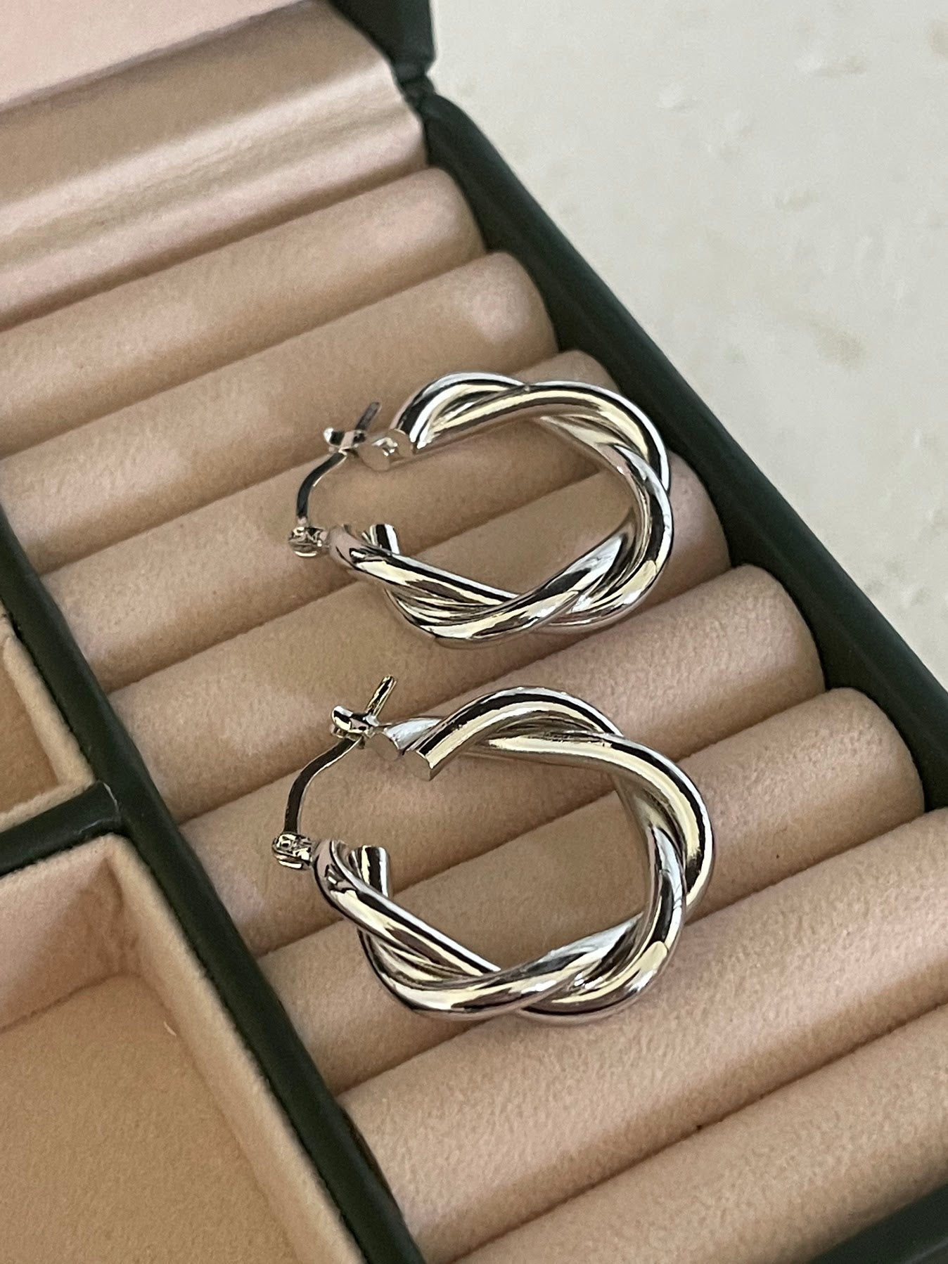 Twisty Loop Earrings