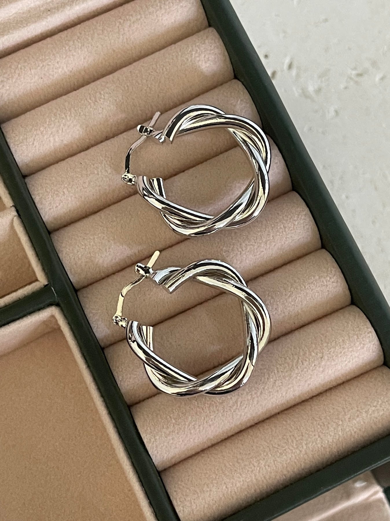 Twisty Loop Earrings