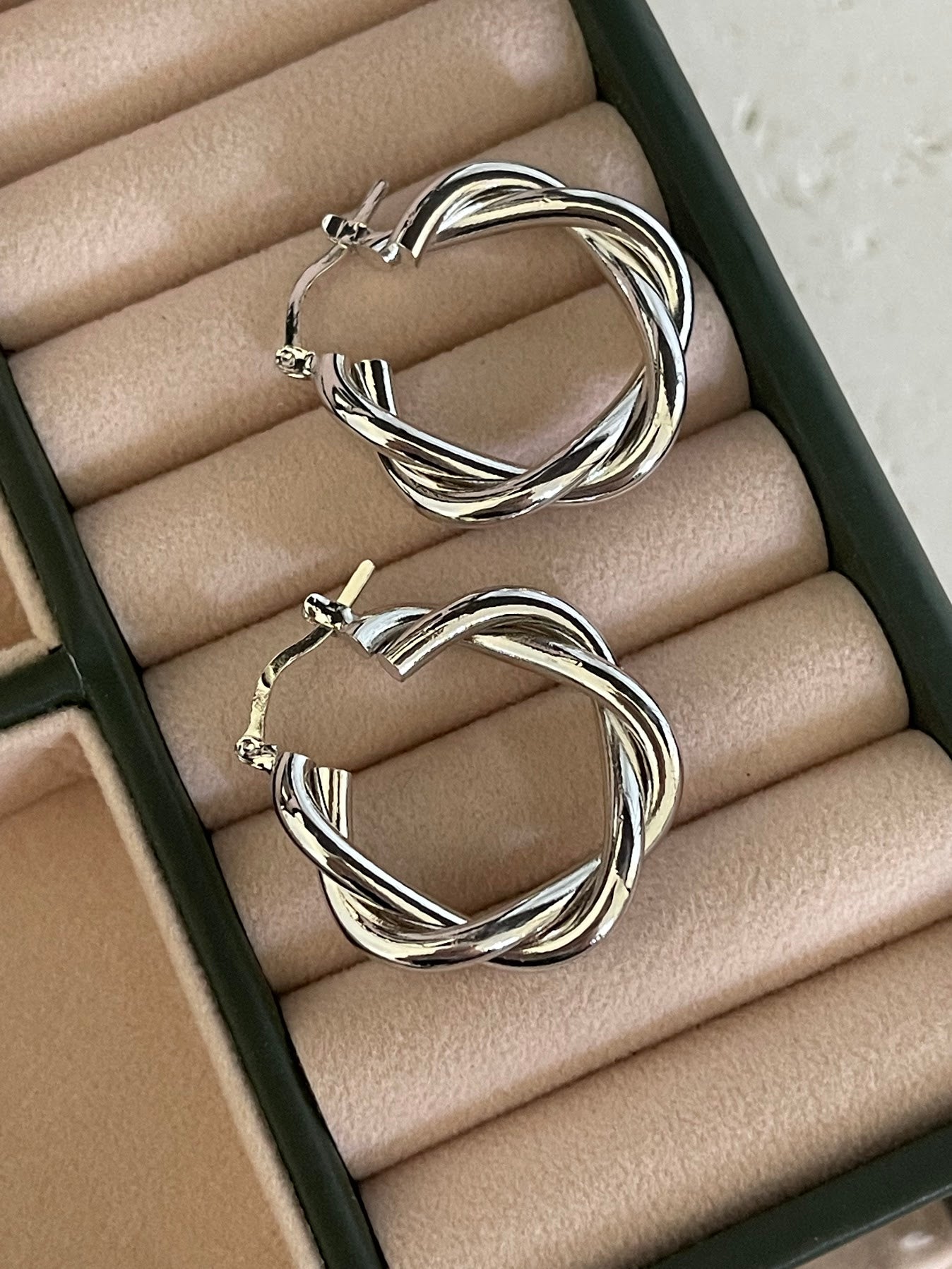 Twisty Loop Earrings