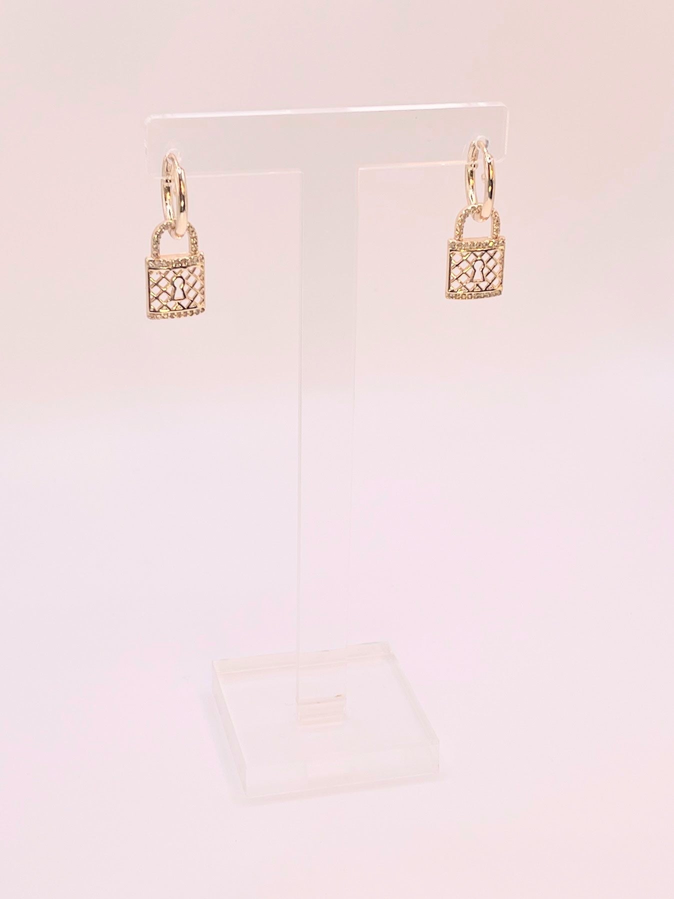 Padlock Earrings