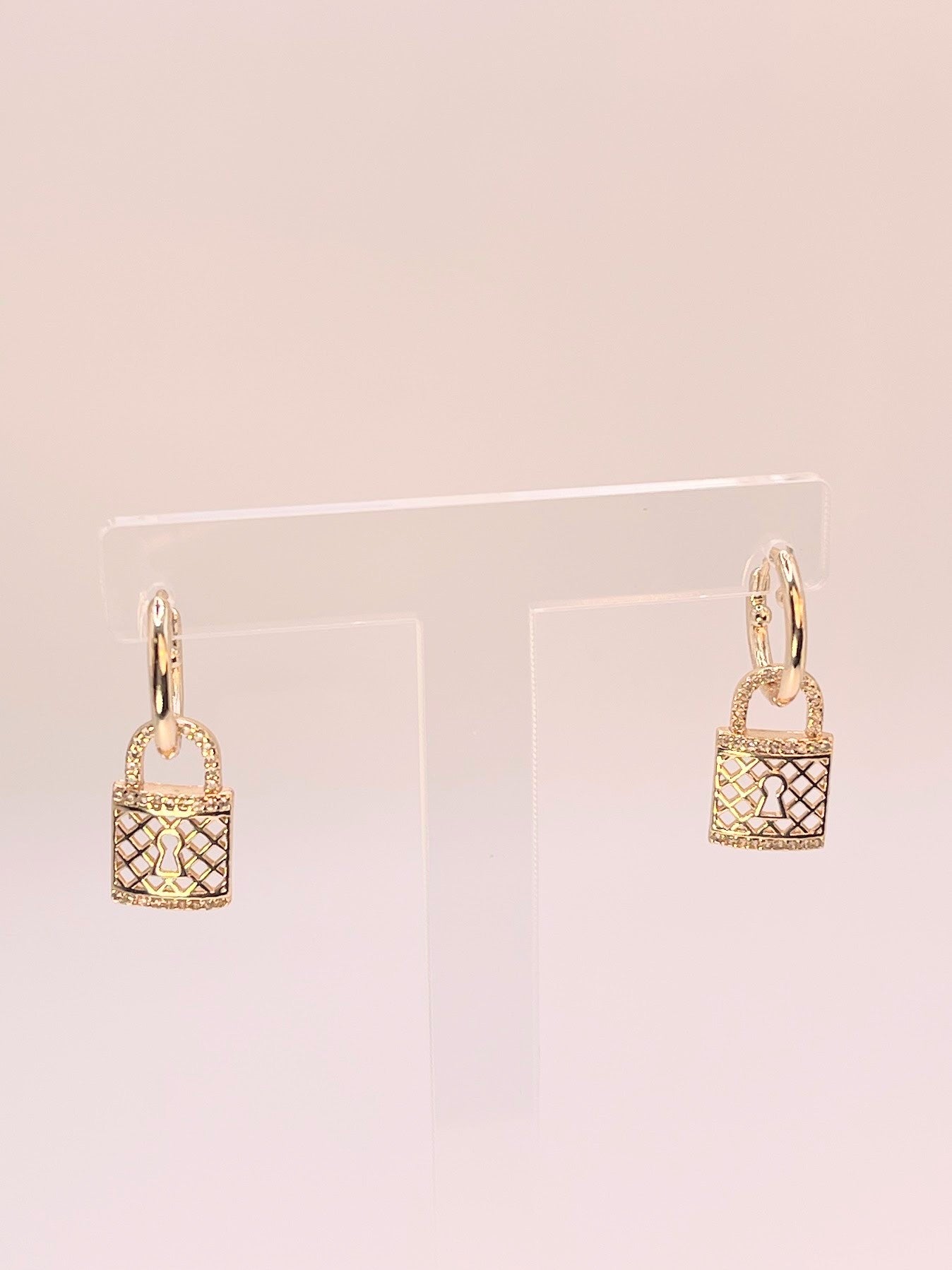 Padlock Earrings