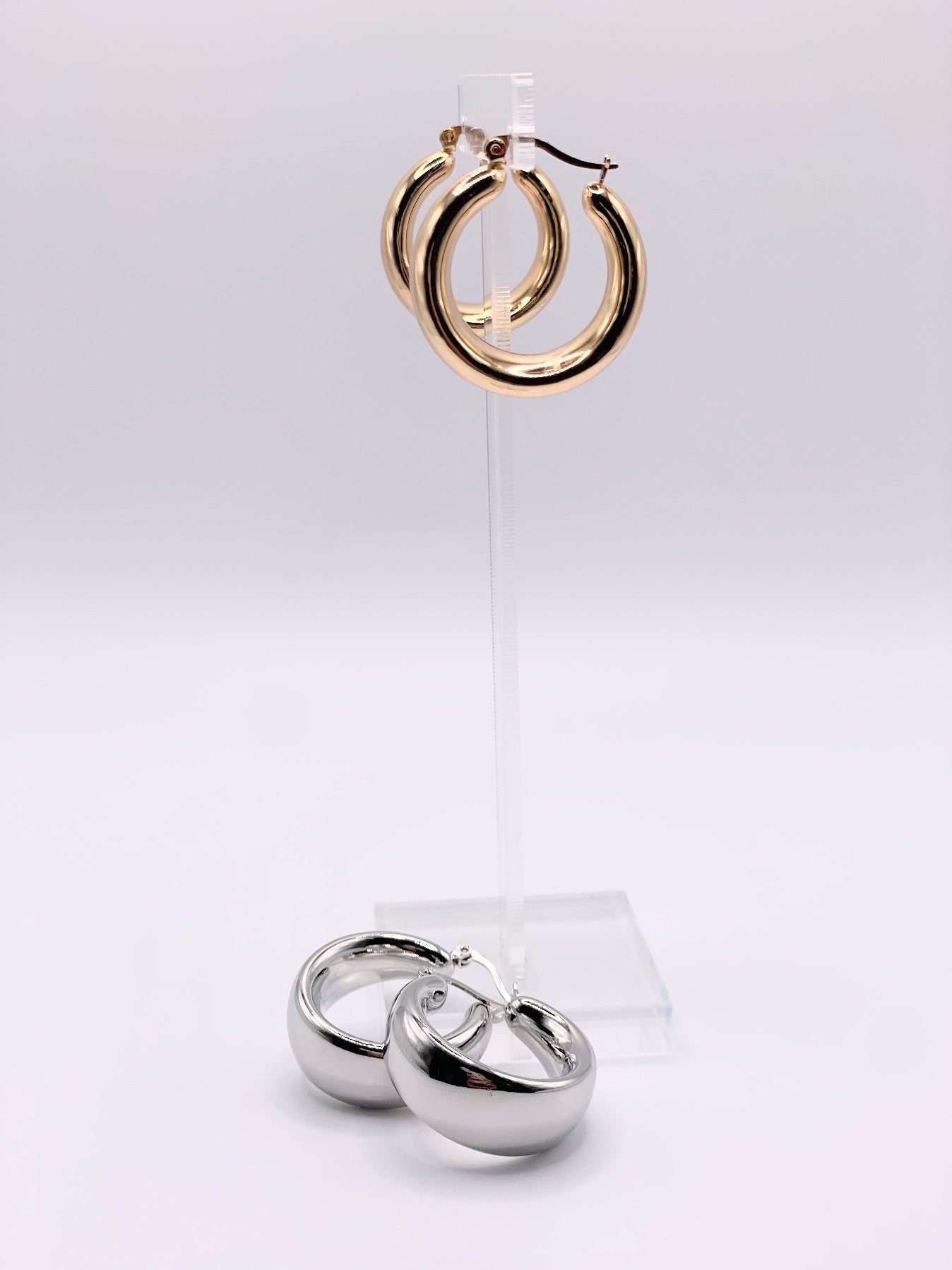 Oval Hoop Earrings