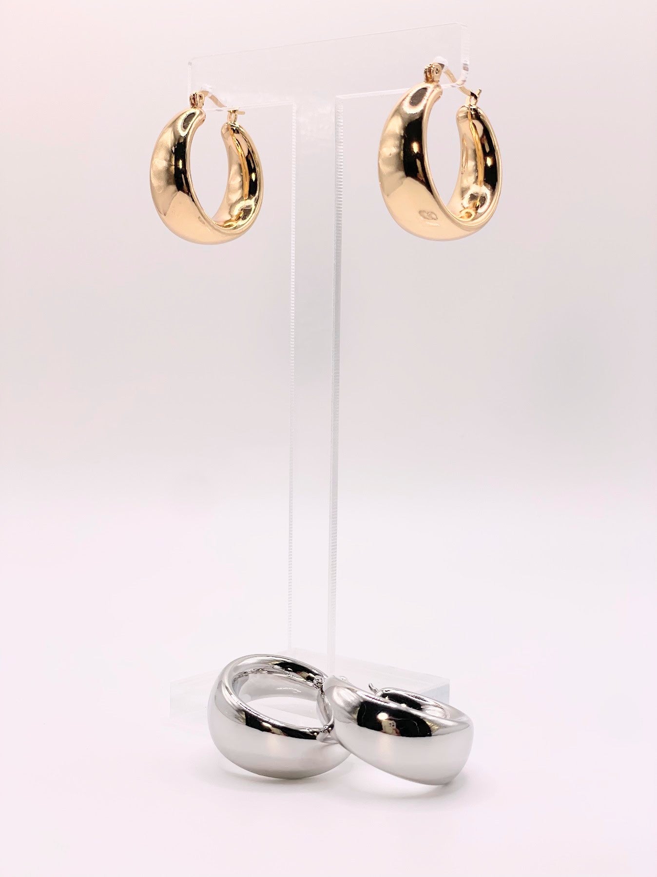 Oval Hoop Earrings