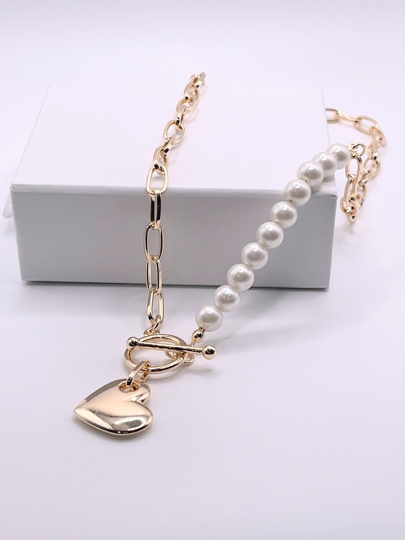 Pearl Heart Necklace