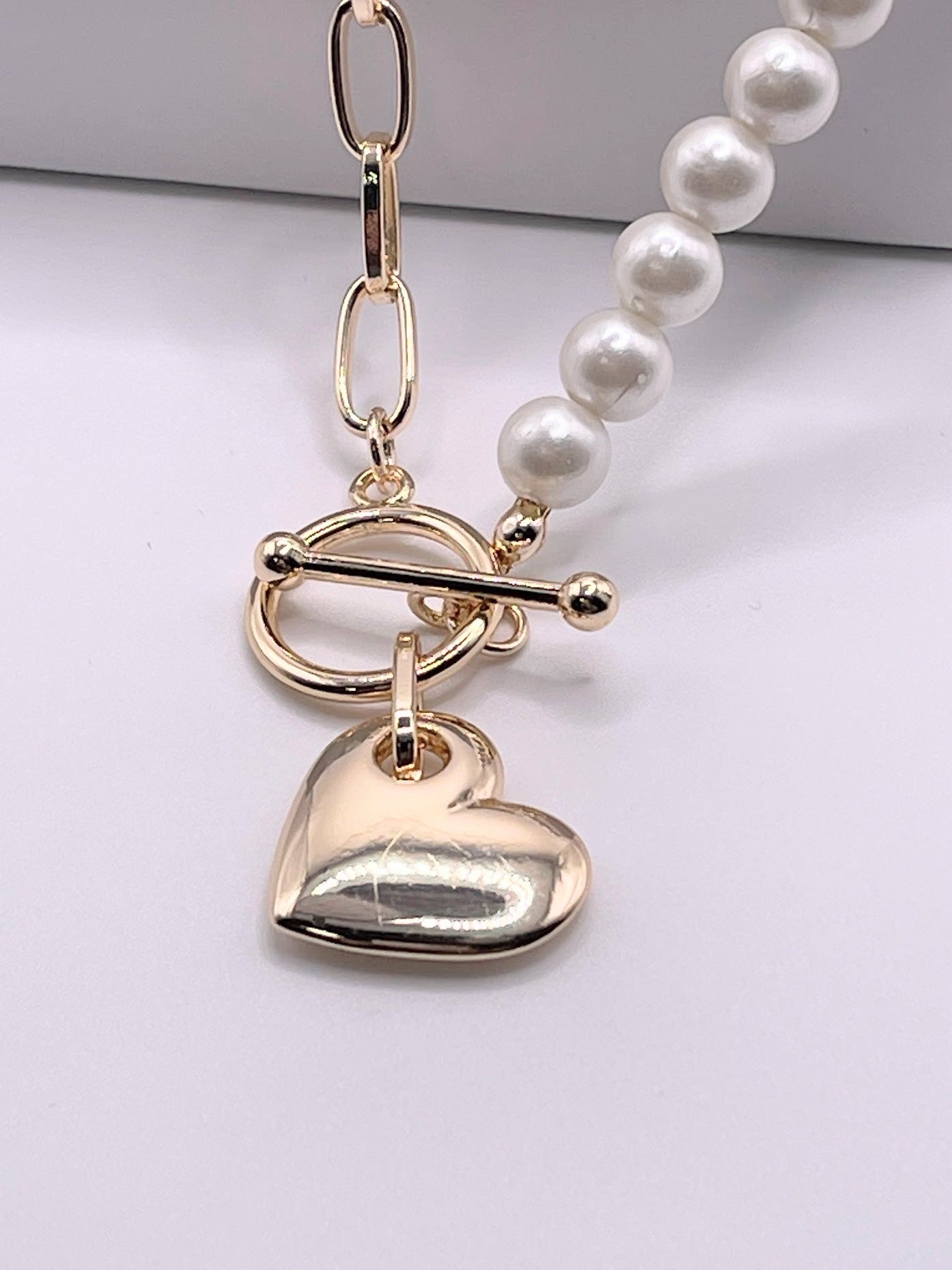 Pearl Heart Necklace