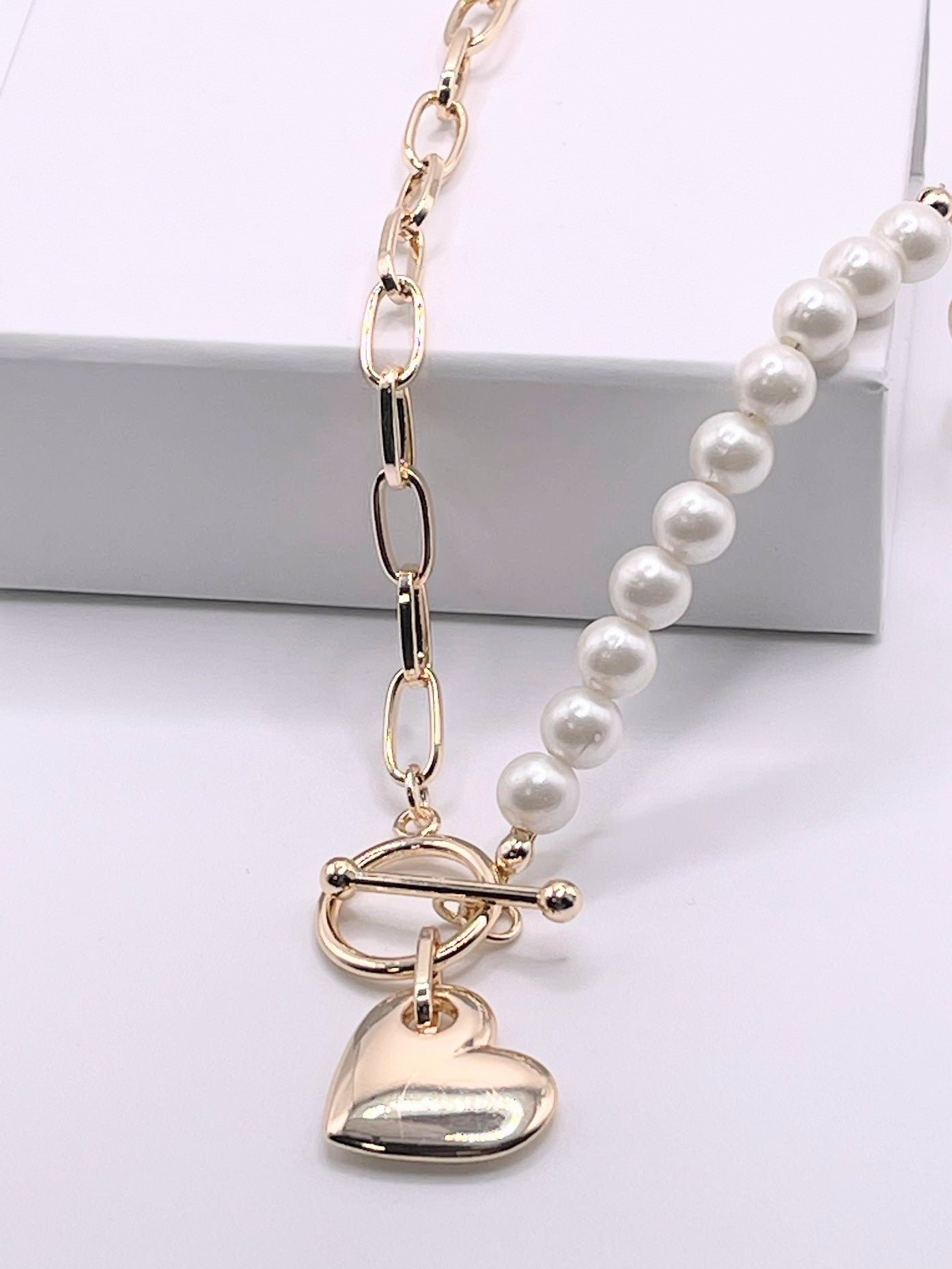 Pearl Heart Necklace